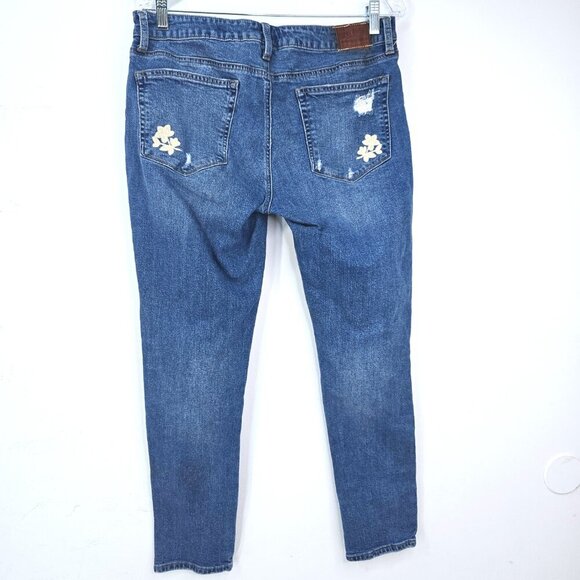 Lucky Brand LOlita Skinny Boho Floral Embroidered Denim Jeans  10/30 - Picture 9 of 11